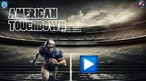 American Touchdown Alt Text: Experience the thrill of the game! Run, dodge opponents, and score touchdowns in this action-packed American football adventure.